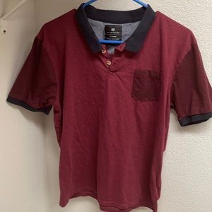 Cotton On men’s XL polo shirt,maroon front pocket